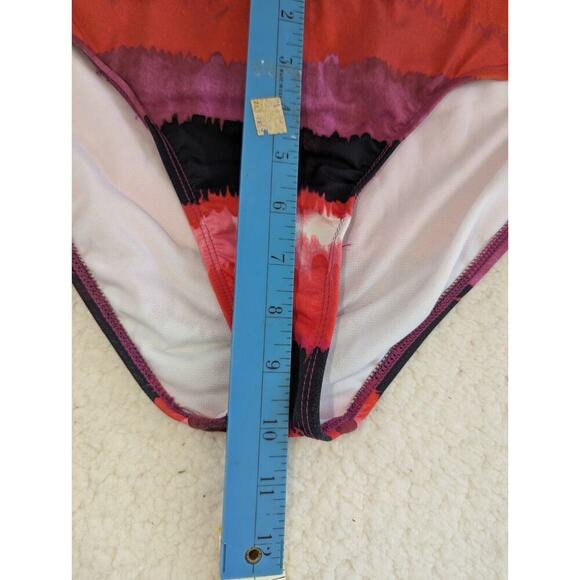 A.N.A. 2 piece Bikini Swimsuit Stripped Size 14. - Picture 3 of 13